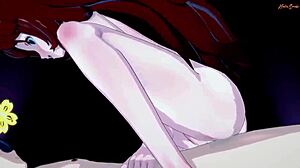 彼女がステージで観客の前で激しく犯されて中出し