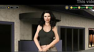 Hej, podívej se na tuto horkou MILF, jak bere obrovský pták do prdele v kině