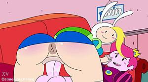 어드벤처 타임 잃어버린 아이스 킹 애널 이야기