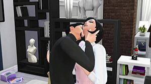 Pacar Horny Terjun Aksi Porno Liar Bareng Cewek Mungil Seksi