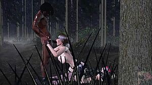 Lara Croft Jungle Fuck with Anal Pounding Action