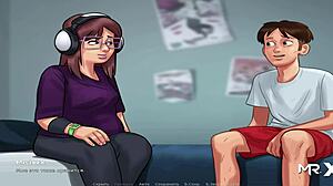 Summertimesaga - Orc cosplay blaast mijn verstand met groene poes actie