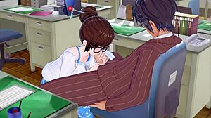 Overwatch Mei ďakuje svojmu obľúbenému profesorovi za vedenie po promócii