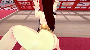 Chun-Li Boobjob dan Kongkek POV dalam Street Fighter Pendek