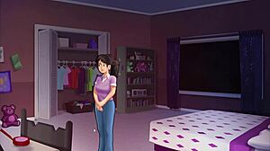 Дребна блондинка жадува за голям кур в секс