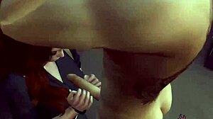 Felügyelő durván basz felügyelőt az irodában