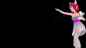 Asijská dívka stříká v maledom hentai scéně.