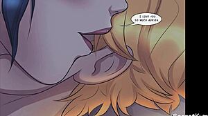 Miraculous Ladybug dışarıda büyük beyaz yarrakla takılıyor.