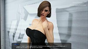 Macecha divoce dovádí v posteli s Borisem, cáká víno a olizuje