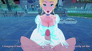Cinderella gibt schnellen Blowjob