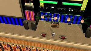 Лесбийско букейк и ръчно действие в японска аниме игра