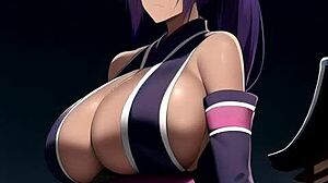 ねえ、忍者シノビガールズのAIアートで巨乳とサブミッション見たい？