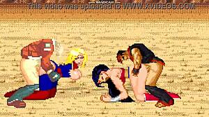 Kim Dong Hwan和Terry对战Wonder Woman和Ms Marvel，谁会赢？