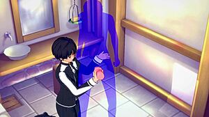 Ehdottava Kirito Sword Art Onlinesta Kuuman Sensuroimattoman Käsityötoiminnan Kanssa