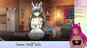 Vtuber Lewdneko hraje Wolf Tails část 1