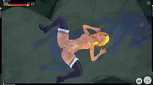 Anpassad tjänarinna 3D2 Yotogi 2-1 detaljerad husligtjänst