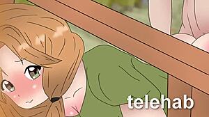 Алекс поймана в заборе со Стивом для Minecraft развлечений