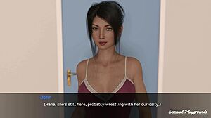 هذه الفتاة البنية الساخنة تقدم هاند جوب حسي في 3D POV واقعي