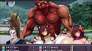 Møder orken så knepper den storebrystede youkai i ep3?