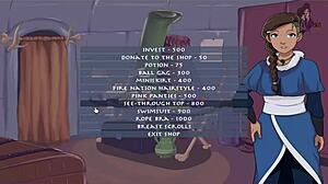 فتيات أفاتار تقبلن ساخن في مدرب العناصر الأربعة الجزء 4