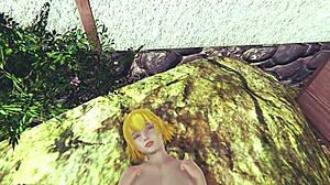 アクション対魔忍 桜井川 クライマックスまで激しいオーラルとミッショナリーファック 大量中出し 3D SFMアニメ