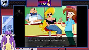 Syndigt kul spel med Johnnys lektioner