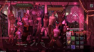 주문에 걸린 게이 퍼리 헨타이 난교! 공공 군중에서 BDSM 부카케로 벗겨져.