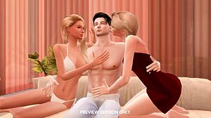 Διπλή δράση σε 3D hentai προεπισκόπηση