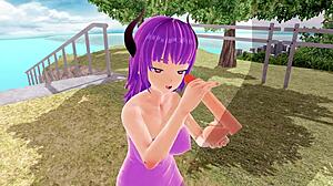 Hentai 3D dengan Pantat Besar dan Tits dalam Fishnets 😍