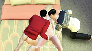 रॉस, जोई और रेचेल के साथ 3डी हेंटाई प्रीव्यू में कुछ मजा शेयर करना