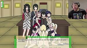 Permainan Naruto Jikage Rising: Tsunade dan Hinata Hyuga dalam creampie kumpulan liar tanpa sensor!