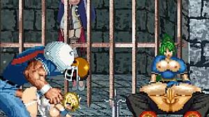 Sophitia与B塔战斗，原始群交动作