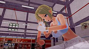 3D χεντάι κορίτσι με μεγάλο κώλο και τιτς καβαλάει μέχρι οργασμού