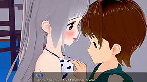 Rozkošná plachá dievča sa stáva šľapkou. Cucá obrovský monštruózny kurac v scéne komplexnej spoločnosti.