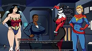 Harley Quinn geeft intense blowjob in Infinity Crisis deel 1