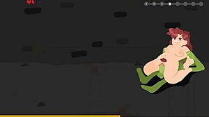 Dungeon of desire ep 1: penyihir hentai piksel pancut semasa seks zombie kasar.