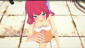 ドーラ・ステファニーがノーゲームノーライフファンタジーで公開フェラPOV