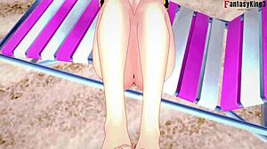 Marin Kitagawa mă suge la fantezia de pe plajă