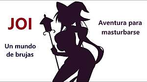 Joi rolspel met sexy Spaanse heks stem