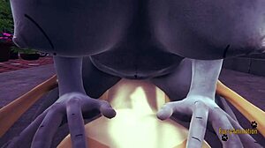 주토피아 3D 퍼리 헨타이: 주디 홉스 POV 박힘 크림파이