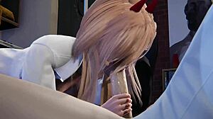 Power ครอบงำ Denji ในแอคชั่นเฮนไตอนิเมะ 3D ที่รุนแรง