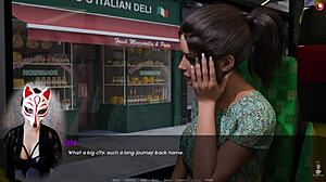 kate 2：巨乳黑发女仆在3D动画中自慰。她的独秀每一下都迷人。