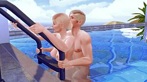 Barbie Margot Forfører Ryan til Perverteret Anal Leg