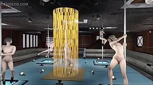 Δες αυτό το σεξουαλικό πολλαπλό pole dance στο Fallout 4! 😍
