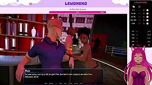 Vtuber Lewdneko v harémovém hotelu