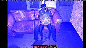 Dziewczyna z wyższych sfer spotyka swojego kochanka z dołu w animacji