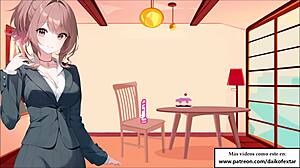 Lány parancsol anális JOI-t hentai dilemmában.