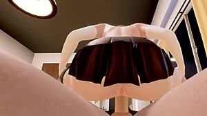 妹が恥ずかしがり屋の兄を3DアニメハメコミSFMでサポート