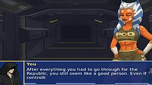 Star Wars cosplay jeba z vročimi tujkami