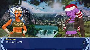 Звездные войны оранжевый тренер часть 27: косплей-гангбанг с горячими инопланетянками в диком XXX